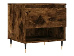 vidaxl Mesas de centro 2 pcs 50x46x50cm deriv. madeira carvalho fumado^ Mesa De Centro