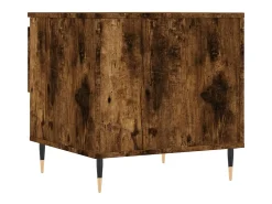 vidaxl Mesas de centro 2 pcs 50x46x50cm deriv. madeira carvalho fumado^ Mesa De Centro