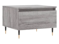 Mesa De Centro* Mesas de centro 2 pcs 50x46x35cm deriv. madeira sonoma PT566004 Cinzento