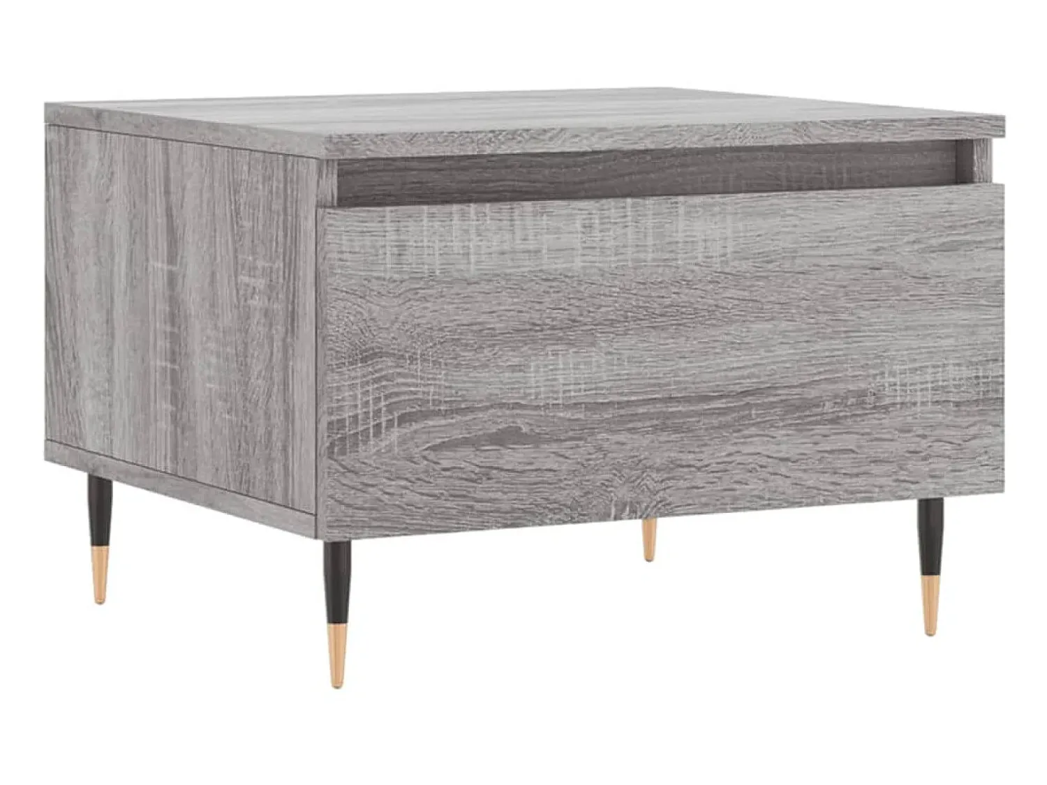 Mesa De Centro* Mesas de centro 2 pcs 50x46x35cm deriv. madeira sonoma PT566004 Cinzento
