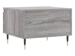 vidaxl Mesas de centro 2 pcs 50x46x35cm deriv. madeira sonoma^ Mesa De Centro