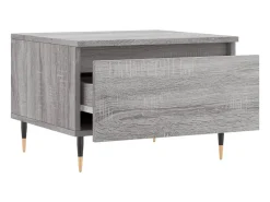 vidaxl Mesas de centro 2 pcs 50x46x35cm deriv. madeira sonoma^ Mesa De Centro