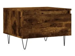 Outlet Mesas de centro 2 pcs 50x46x35cm deriv. madeira carvalho fumado PT656030 Castanho