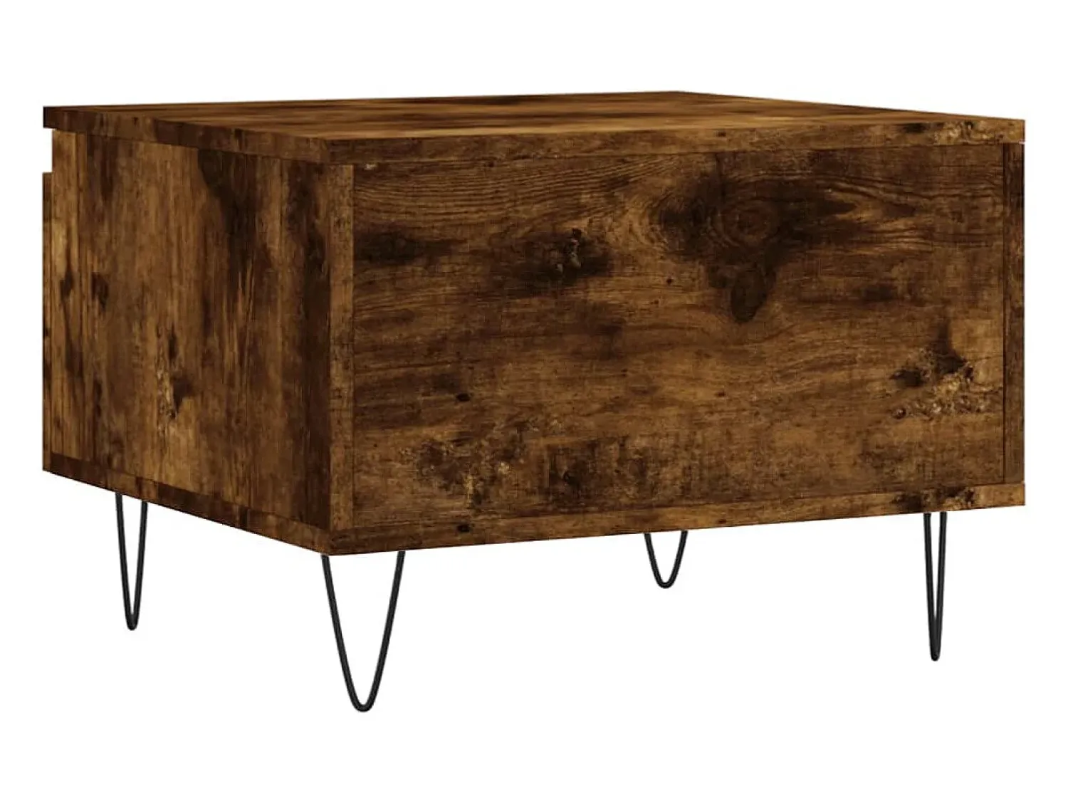 Mesa De Centro|vidaxl Mesas de centro 2 pcs 50x46x35cm deriv. madeira carvalho fumado Natural claro