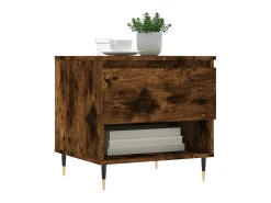 Clearance Mesas de centro 2 pcs 50x46x50cm deriv. madeira carvalho fumado PT663154 Castanho