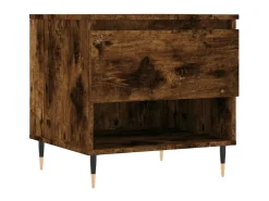 Clearance Mesas de centro 2 pcs 50x46x50cm deriv. madeira carvalho fumado PT663154 Castanho
