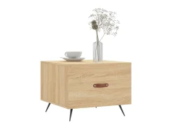 Discount Mesas de centro 2 pcs 50x50x40cm deriv. madeira carvalho sonoma PT294188 Castanho