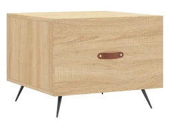 Discount Mesas de centro 2 pcs 50x50x40cm deriv. madeira carvalho sonoma PT294188 Castanho