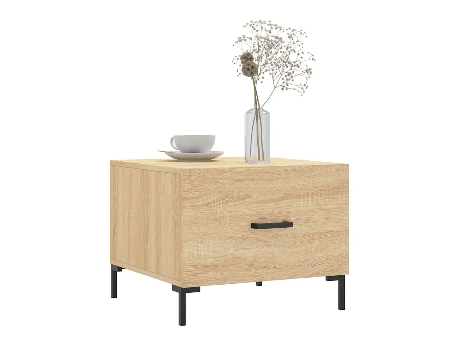 Outlet Mesas de centro 2 pcs 50x50x40cm deriv. madeira carvalho sonoma PT962246 Castanho