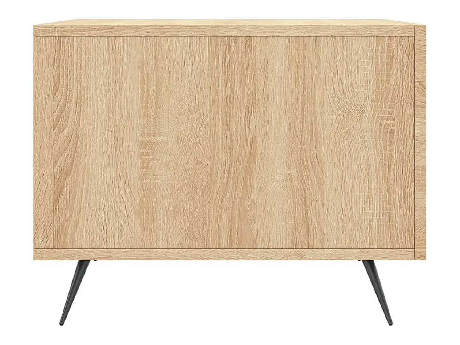 Best vidaxl Mesas de centro 2 pcs 50x50x40cm deriv. madeira carvalho sonoma Natural claro
