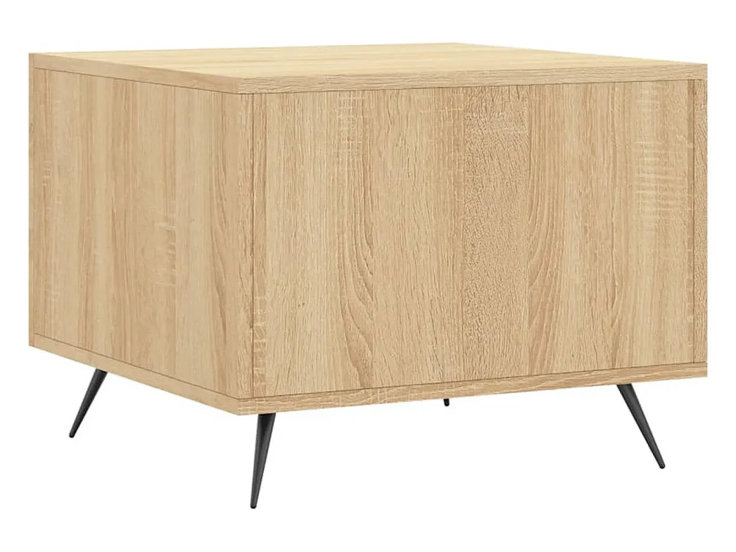 Best vidaxl Mesas de centro 2 pcs 50x50x40cm deriv. madeira carvalho sonoma Natural claro