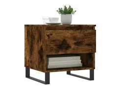 Mesa De Centro* Mesas de centro 2 pcs 50x46x50cm deriv. madeira carvalho fumado PT650771 Castanho