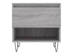 Best vidaxl Mesas de centro 2 pcs 50x46x50cm deriv. madeira sonoma Cinzento