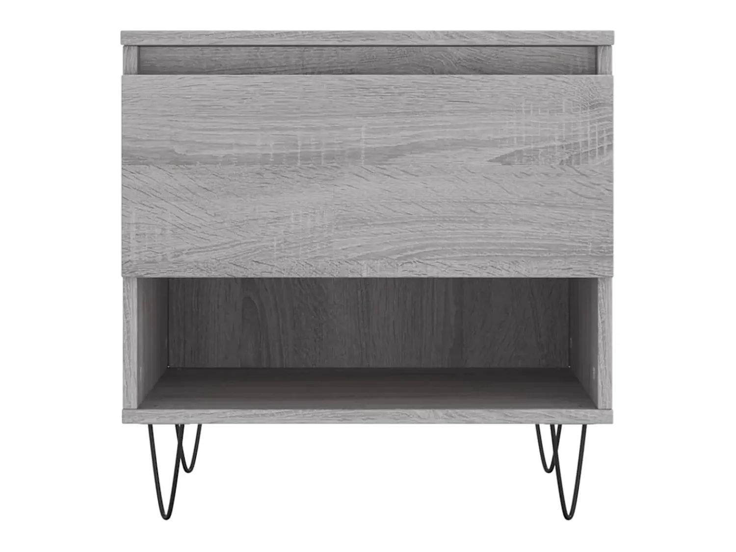 Best vidaxl Mesas de centro 2 pcs 50x46x50cm deriv. madeira sonoma Cinzento