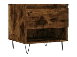 Hot Mesas de centro 2 pcs 50x46x50cm deriv. madeira carvalho fumado PT884839 Castanho