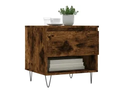Hot Mesas de centro 2 pcs 50x46x50cm deriv. madeira carvalho fumado PT884839 Castanho