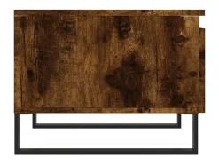 Outlet vidaxl Mesas de centro 2 pcs 50x46x35cm deriv. madeira carvalho fumado Natural claro