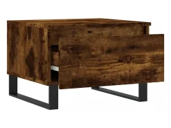 Outlet vidaxl Mesas de centro 2 pcs 50x46x35cm deriv. madeira carvalho fumado Natural claro