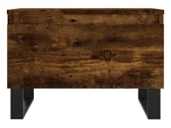 Outlet vidaxl Mesas de centro 2 pcs 50x46x35cm deriv. madeira carvalho fumado Natural claro