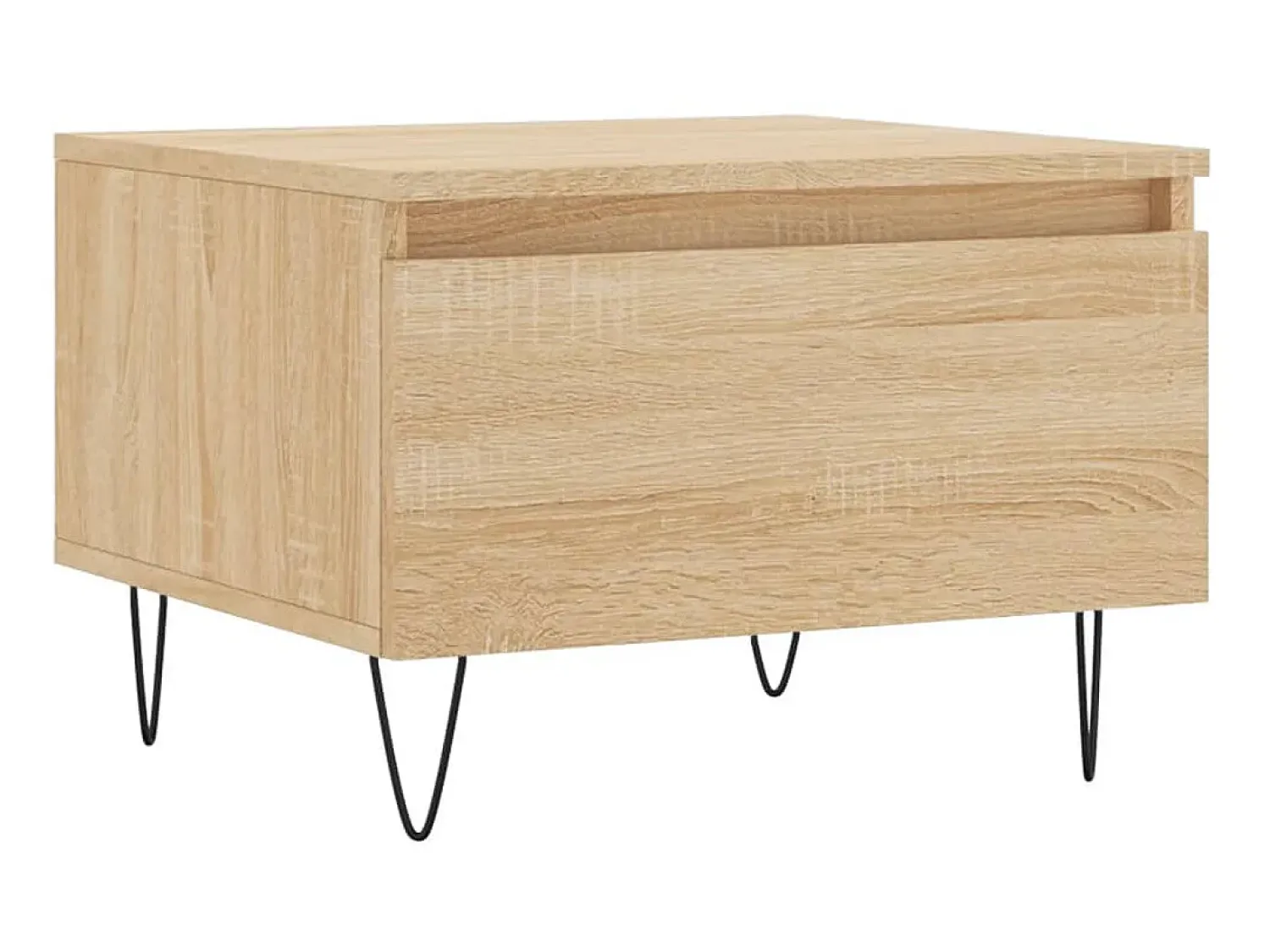 Mesa De Centro| Mesas de centro 2 pcs 50x46x35cm deriv. madeira carvalho sonoma PT505705 Castanho