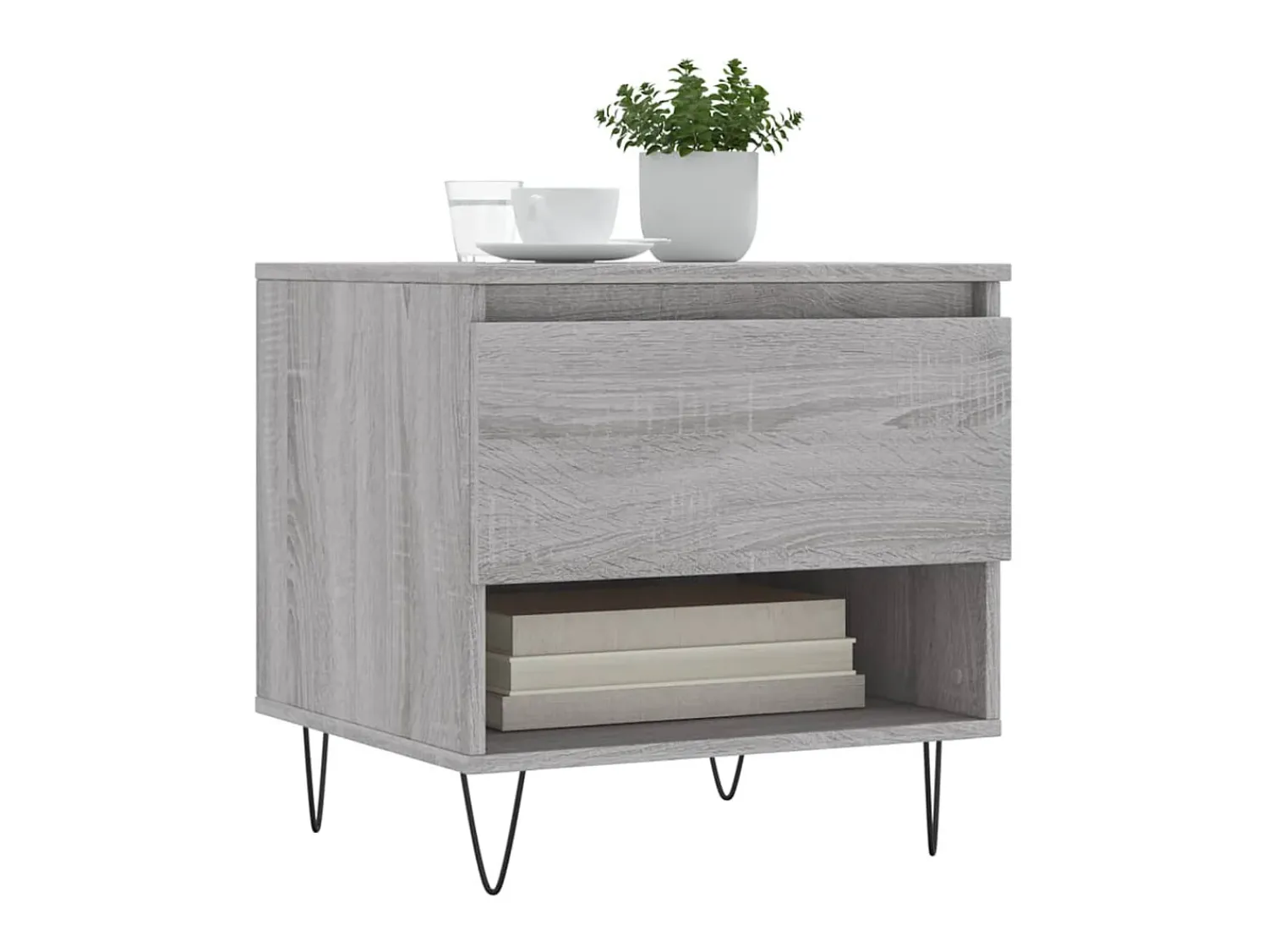 Online Mesas de centro 2 pcs 50x46x50cm deriv. madeira sonoma PT332831 Cinzento