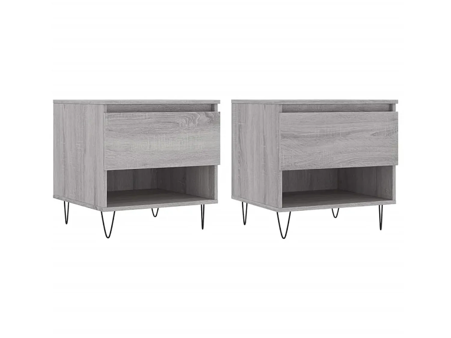 Online Mesas de centro 2 pcs 50x46x50cm deriv. madeira sonoma PT332831 Cinzento