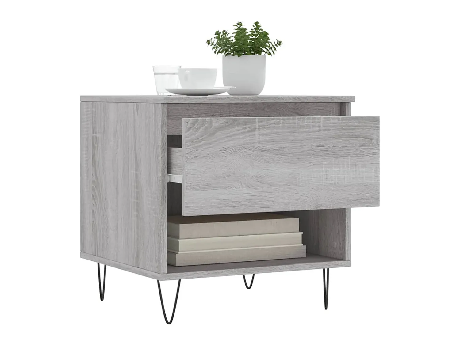 Online Mesas de centro 2 pcs 50x46x50cm deriv. madeira sonoma PT332831 Cinzento