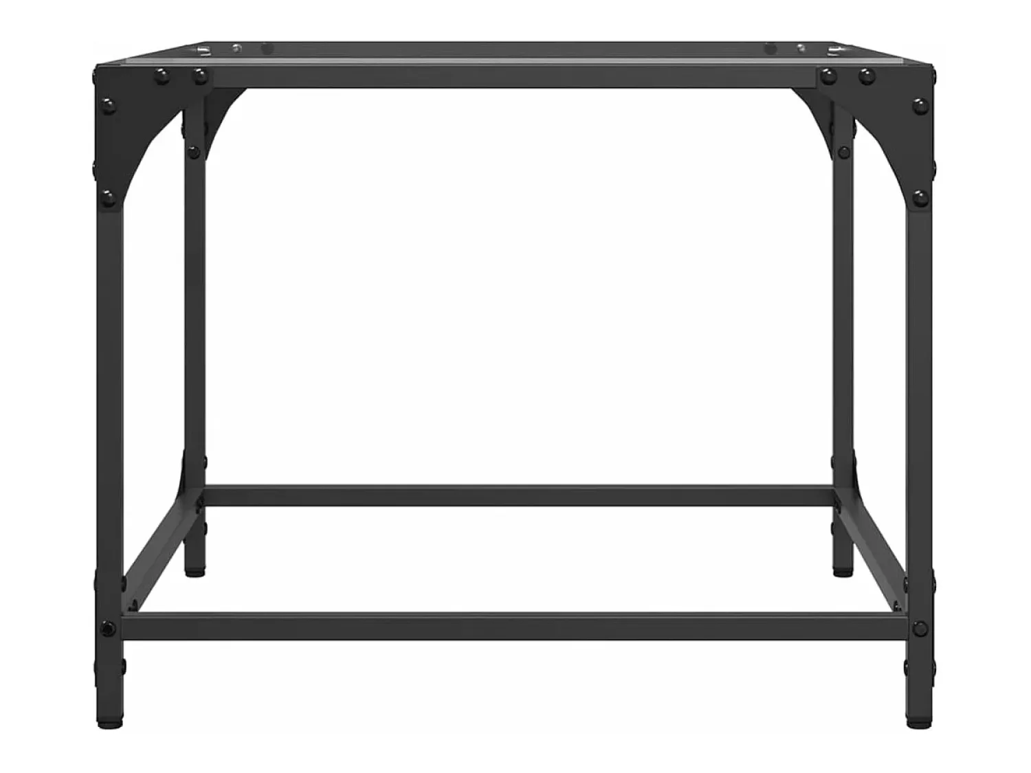 Mesa De Centro|vidaxl Mesas de centro c/ topo vidro 2 pcs 50x50x40cm aço Transparente