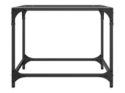 Mesa De Centro|vidaxl Mesas de centro c/ topo vidro 2 pcs 50x50x40cm aço Transparente