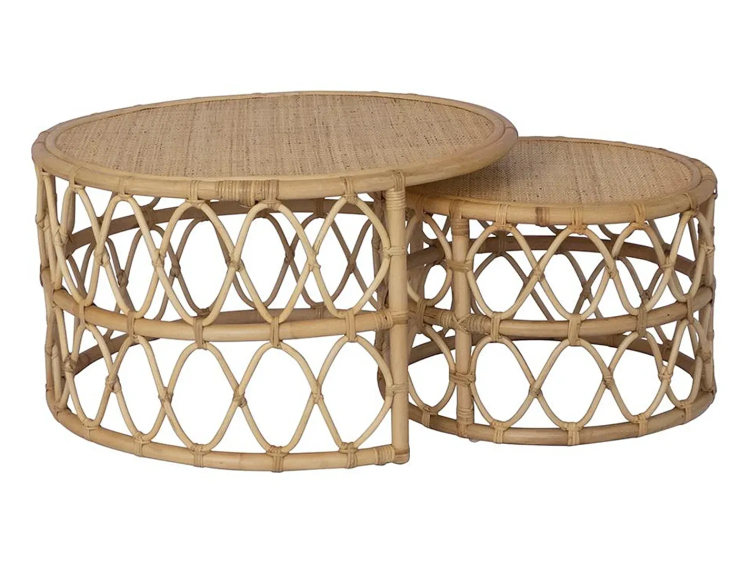 Mesa De Centro|Vente-unique Mesas de centro de encaixar - Rotim - - RONITA Natural claro