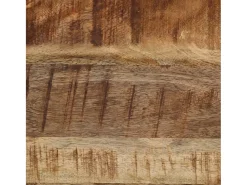 Mesa De Centro|vidaxl Mesas de centro de encastrar 3pcs mangueira maciça áspera/ferro Natural claro