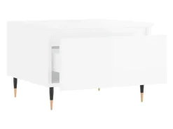 vidaxl Mesas de centro 2pcs 50x46x35cm deriv. madeira brilhante^ Mesa De Centro