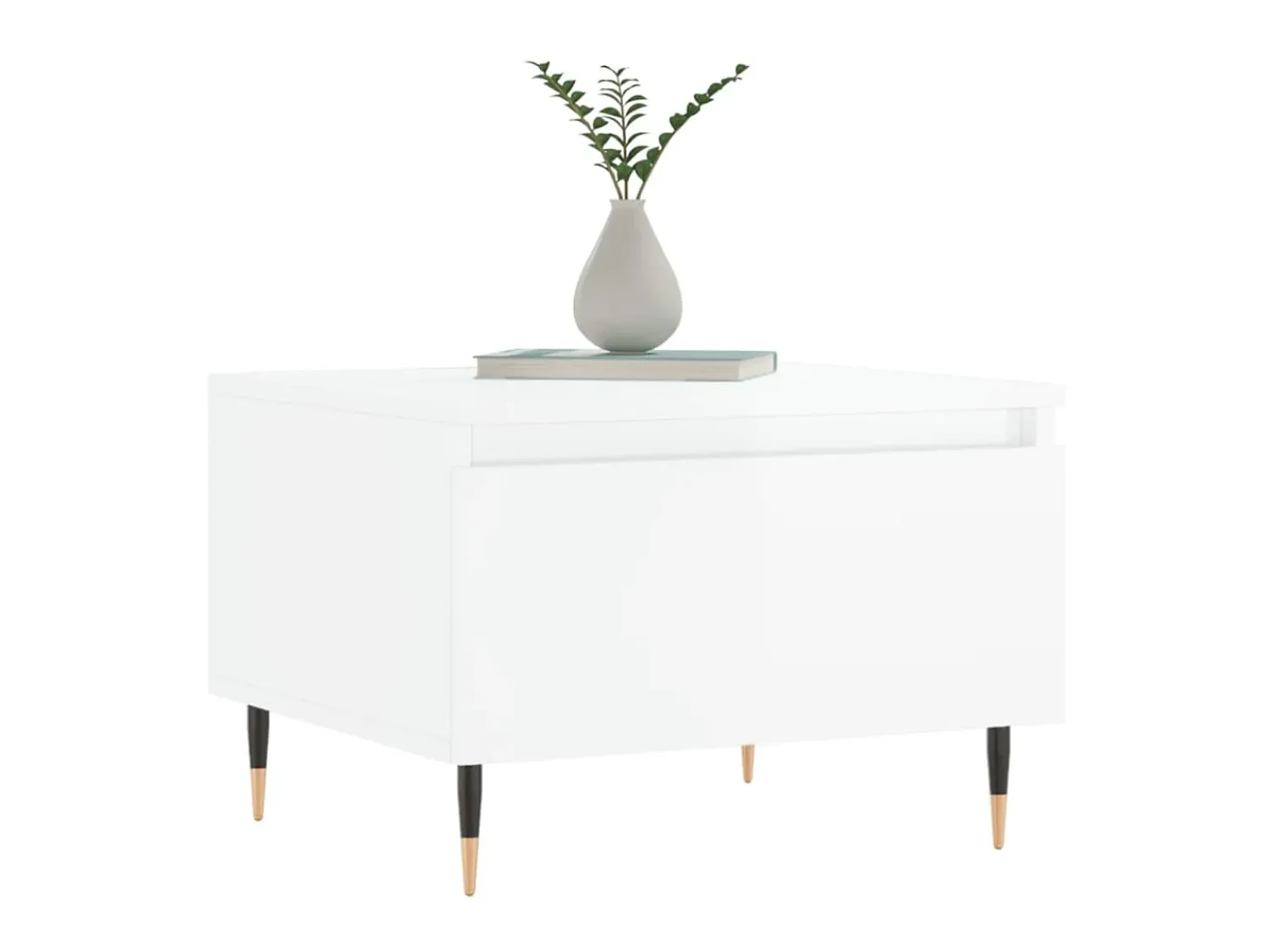 Discount Mesas de centro 2pcs 50x46x35cm deriv. madeira brilhante PT488275 Branco