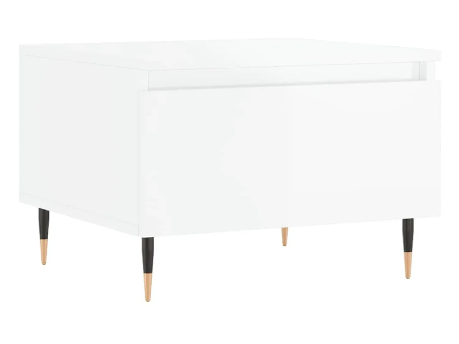 Discount Mesas de centro 2pcs 50x46x35cm deriv. madeira brilhante PT488275 Branco