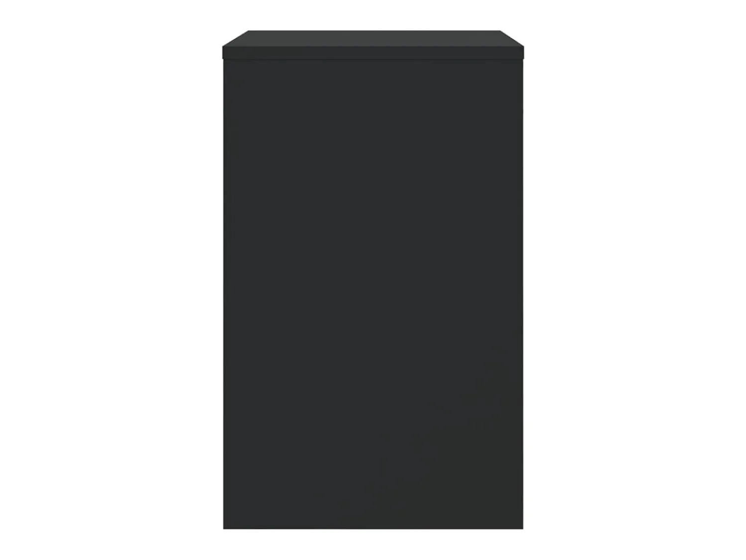 Mesa De Centro| Mesas de encaixar 3 pcs derivados de madeira Preto