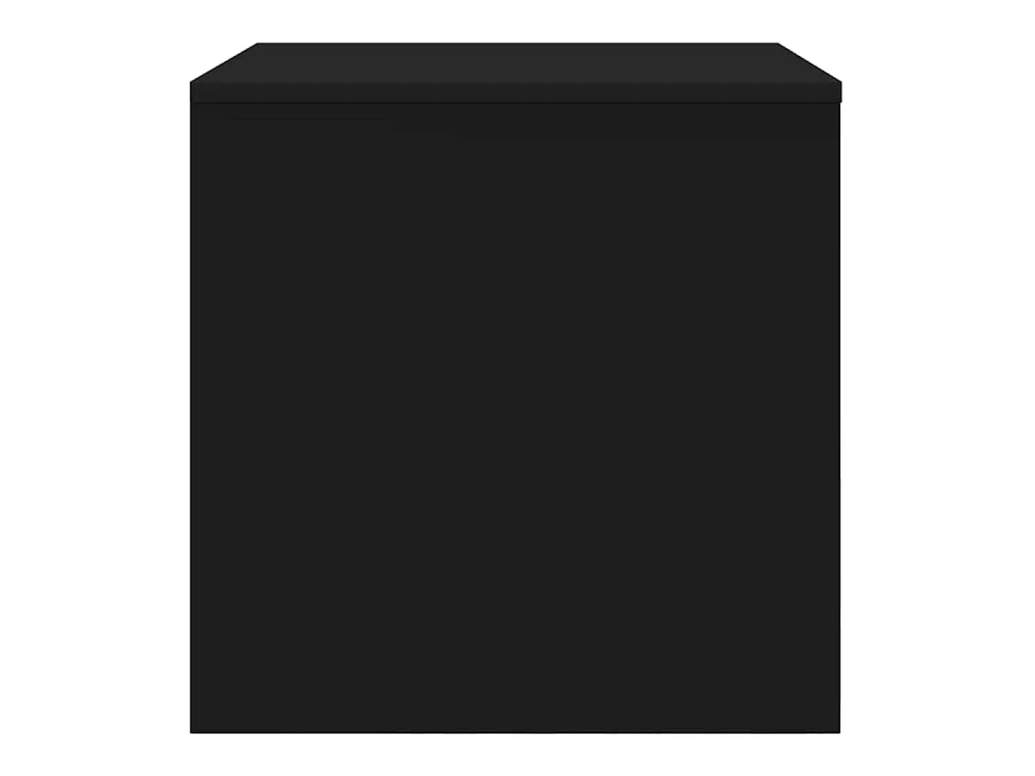 Mesa De Centro*vidaxl Mesas de encastrar 3 pcs derivados de madeira Preto