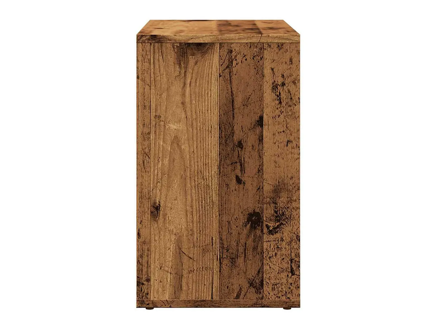 New vidaxl Mesas de encastrar 3 pcs derivados de madeira madeira velha Natural claro