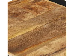 Mesa De Centro|vidaxl Mesas de encastrar 3 pcs madeira de mangueira maciça Natural claro