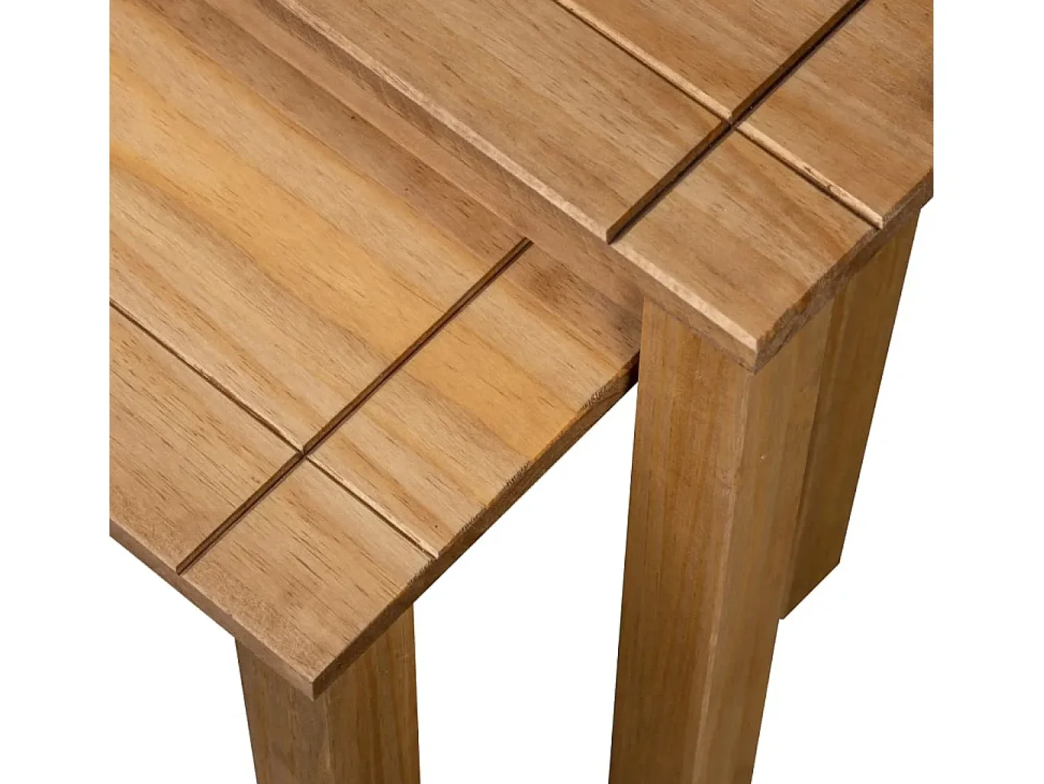 Mesa De Centro* Mesas de encastrar 2 pcs madeira pinho maciça Panama PT861225 Castanho