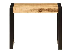 Mesa De Centro* Mesas de encastrar 3 pcs madeira de mangueira maciça PT177378 Castanho
