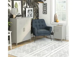 Mesa De Apoio|Dorel Home Mesas de nidificação em MDF grafite Cinzento