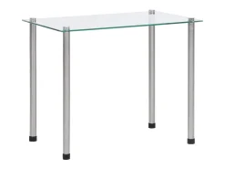 Mesa De Centro|vidaxl Mesas encastráveis 3 pcs vidro temperado Transparente
