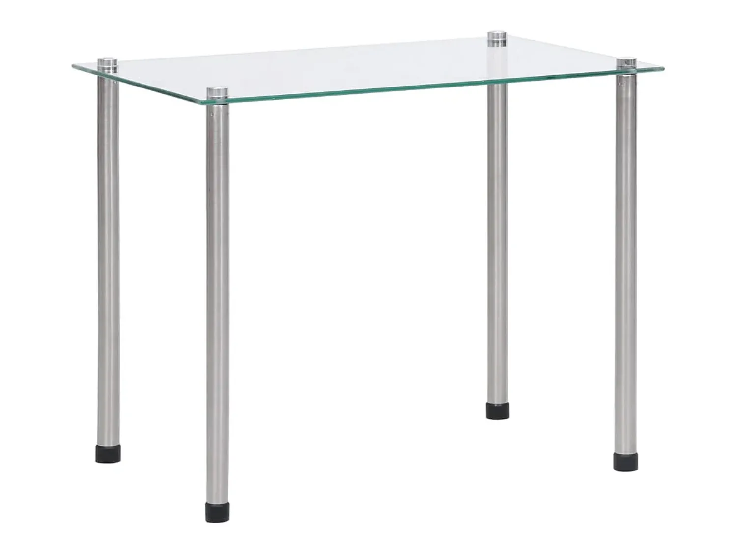 Mesa De Centro|vidaxl Mesas encastráveis 3 pcs vidro temperado Transparente