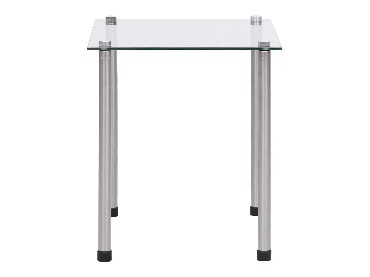 Mesa De Centro|vidaxl Mesas encastráveis 3 pcs vidro temperado Transparente