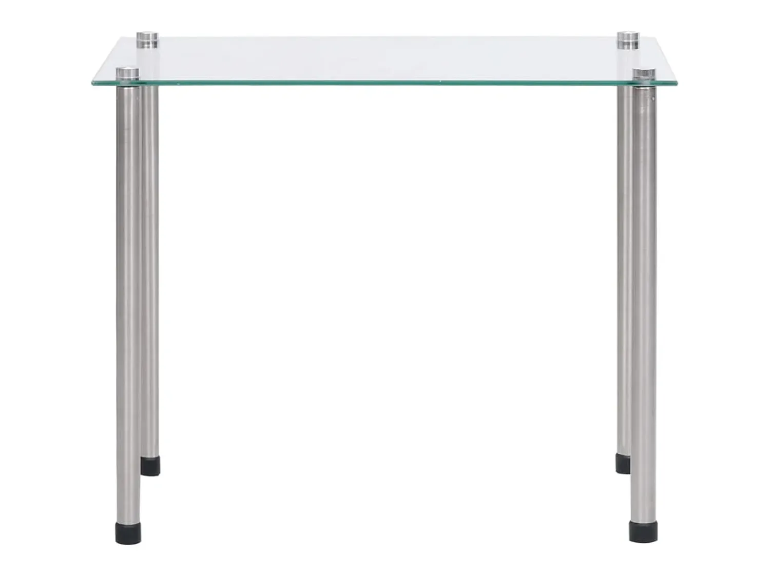 Mesa De Centro|vidaxl Mesas encastráveis 3 pcs vidro temperado Transparente