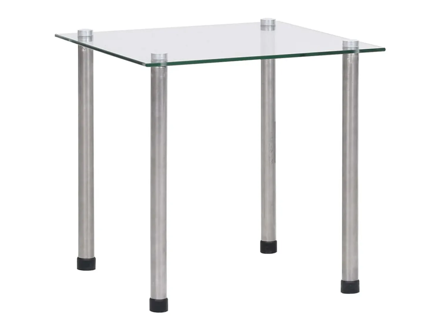 Mesa De Centro|vidaxl Mesas encastráveis 3 pcs vidro temperado Transparente