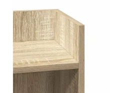 vidaxl Mesas laterais 2 pcs c/ prateleira 110x50x103cm carvalho sonoma^ Mesa De Apoio