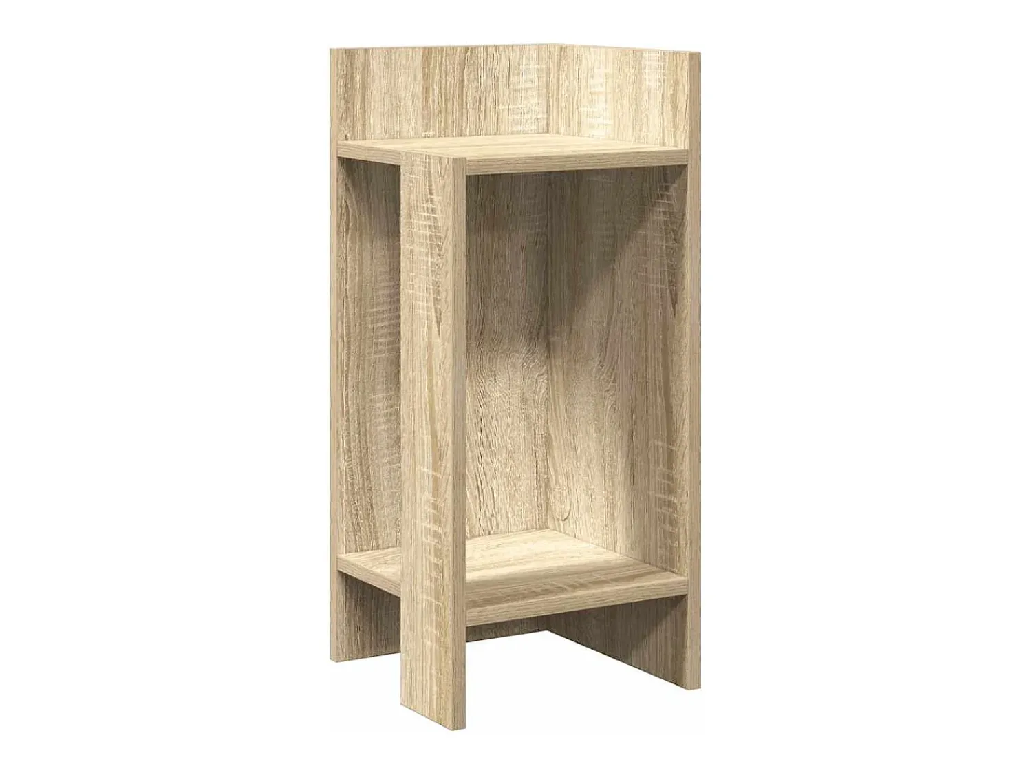 vidaxl Mesas laterais 2 pcs c/ prateleira 110x50x103cm carvalho sonoma^ Mesa De Apoio