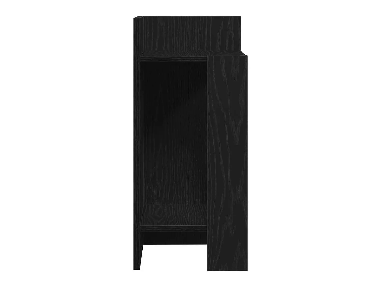 Clearance vidaxl Mesas laterais 2 pcs com prateleira 110x50x103 cm preta Preto