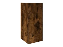 Mesa De Apoio*vidaxl Mesas laterais 2 pcs prateleira 110x50x103 cm carvalho fumado Natural claro